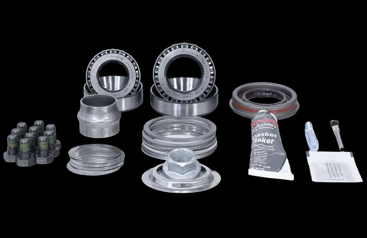 Dana 44 Front Axle Jeep Wrangler JK Rubicon Ring and Pinion Bearing Kit Revolution Gear