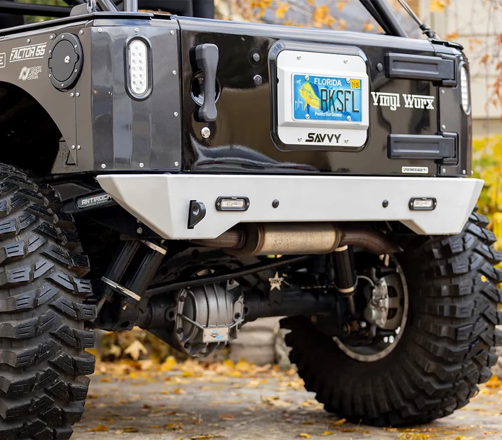 07c Wrangler Krawler Lite High Clearance Rear Bumper Raw