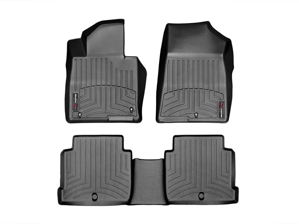 Black Front and Rear Floorliners Hyundai Sonata 2015