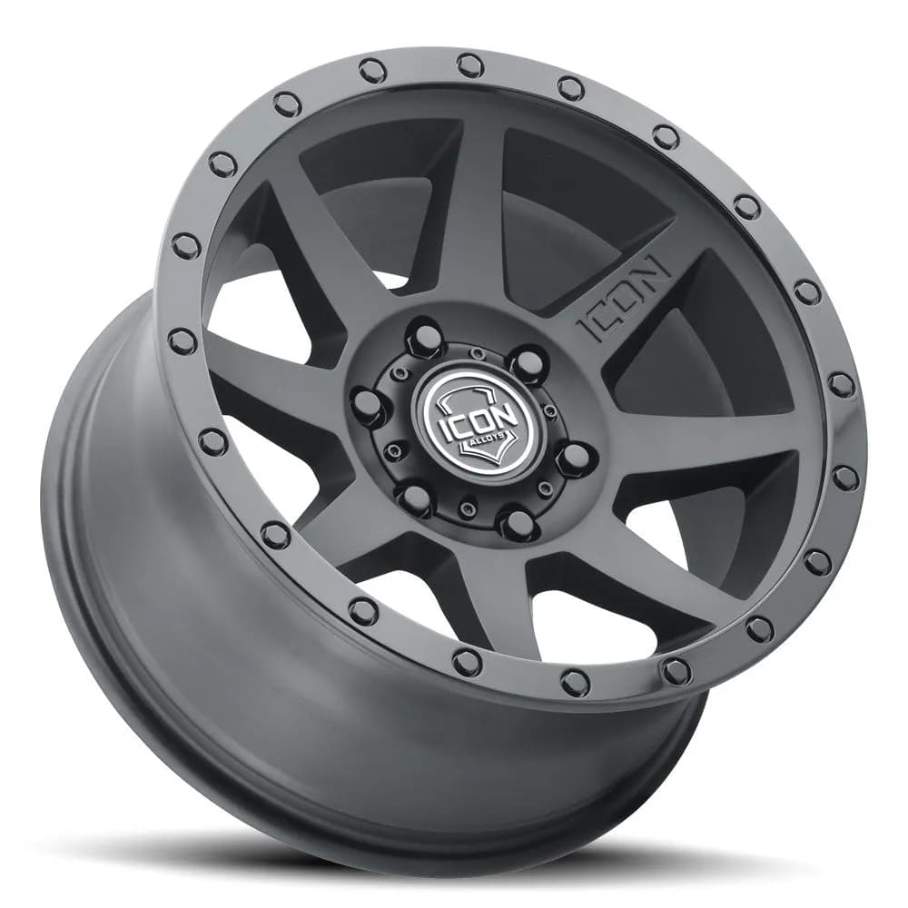 Icon Alloys Rebound Dbl Blk 18 X 9/6 X 5.5in/0mm/5in Bs