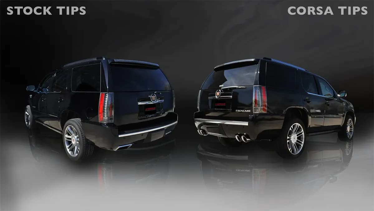 3.0in. Cat-Back Dual Rear Exit Exhaust System with Factory Bezels