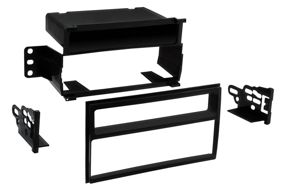 TURBOKits; Radio Installation Kit; Incl. Instructions/Hardware; For Double DIN And Single DIN; Gloss Black;