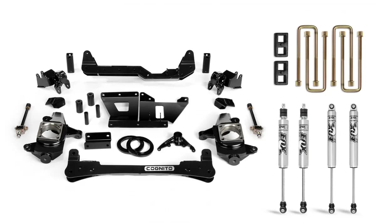 4-Inch Standard Lift Kit With Fox Ps 2.0 Ifp Shocks For 2001-2010 Silverado/ Sierra 2500/3500 2WD/4WD Trucks Cognito