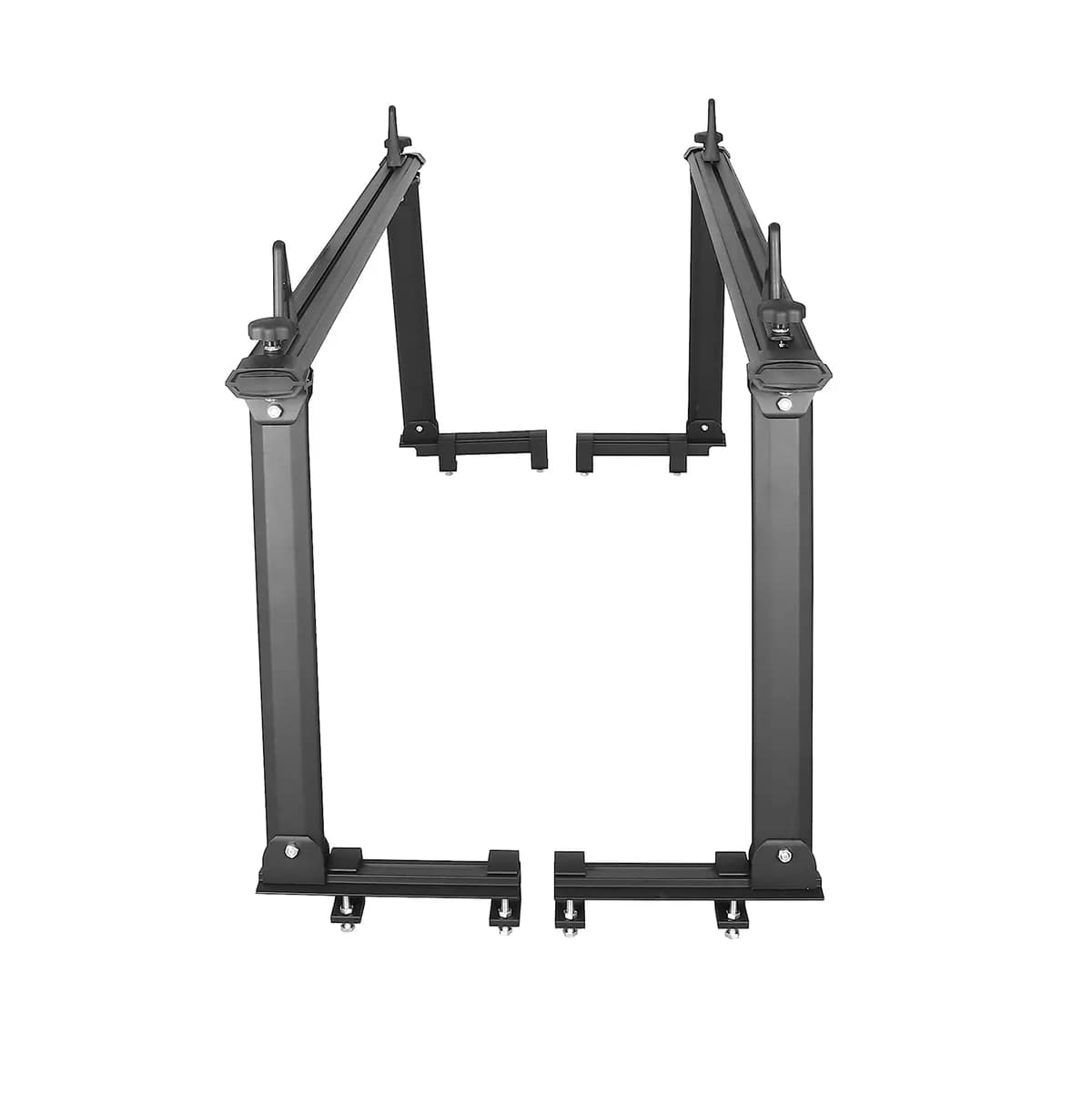 Black Horse Off Road Summit Commercial Ladder Bed Rack Black Aluminum WHATRB