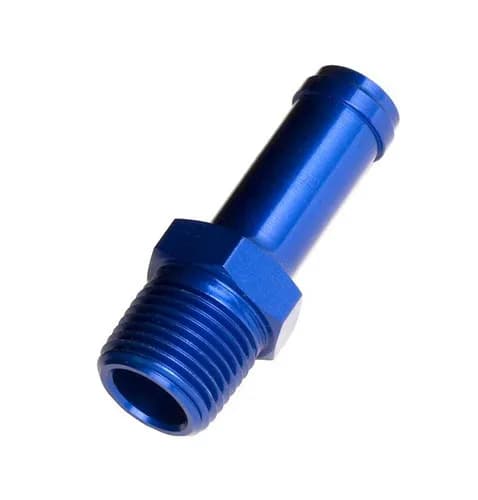 12 (3/4) od Hose Nipple to 12 (3/4) Npt Male Straight Blue