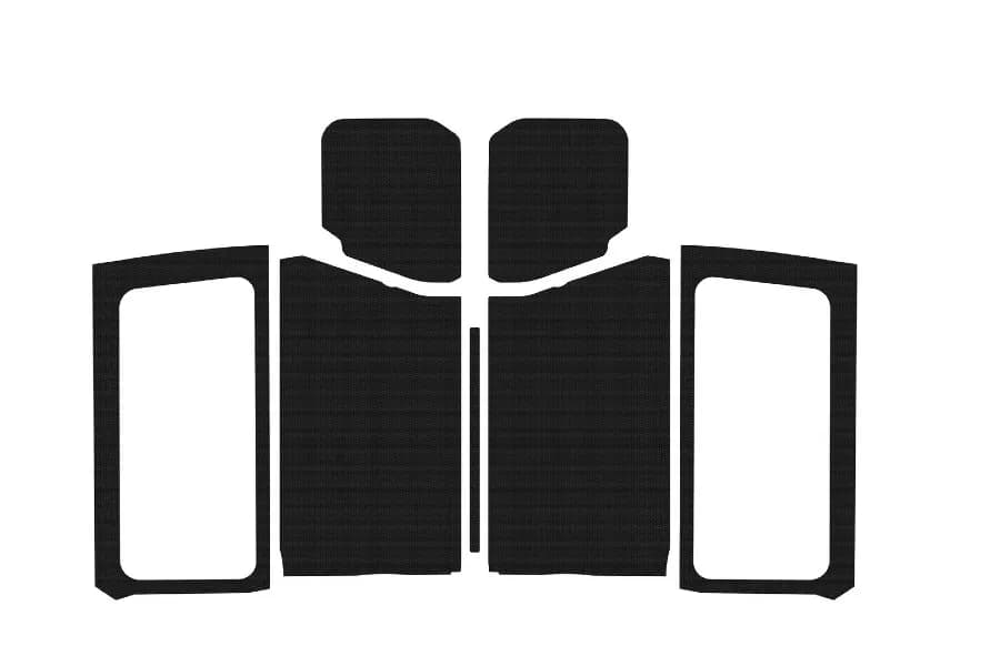 DEI 50280 Wrangler JL 2-Door Black Original Finish Complete Headliner Kit 050280