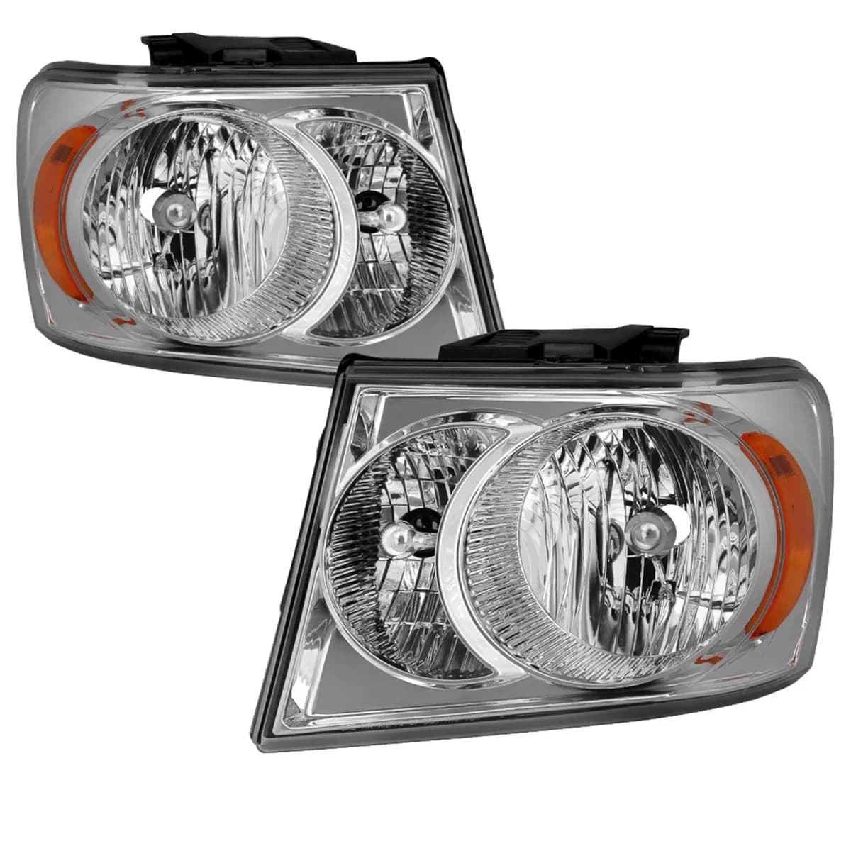 0709 Durango OEM Style Headlights Chrome