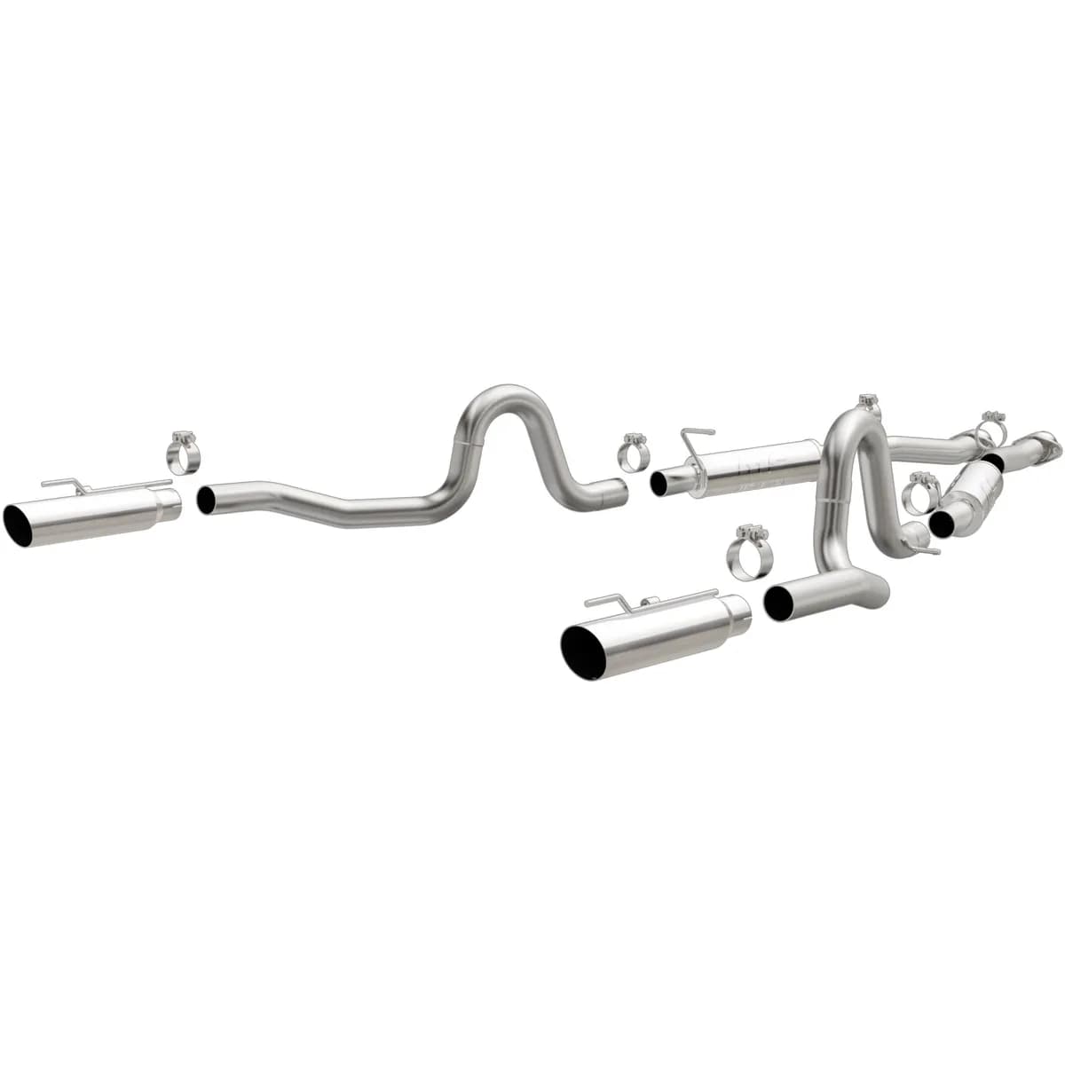 MagnaFlow 1999-2004 Ford Mustang 4.6L Competition Series Cat-Back Performance Exhaust System 15673