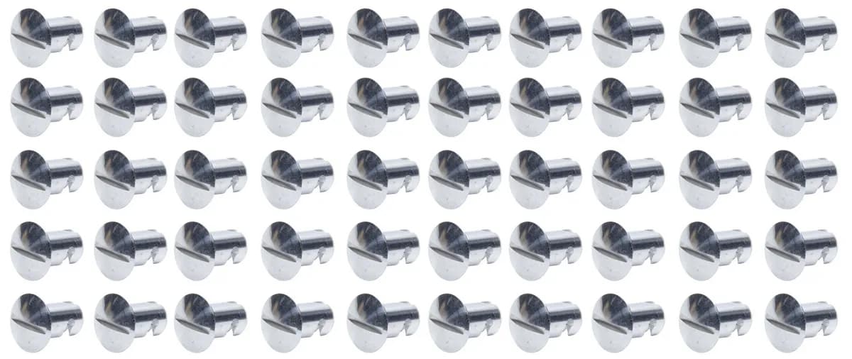 Oval Head Dzus Buttons .500 Long 50 Pack
