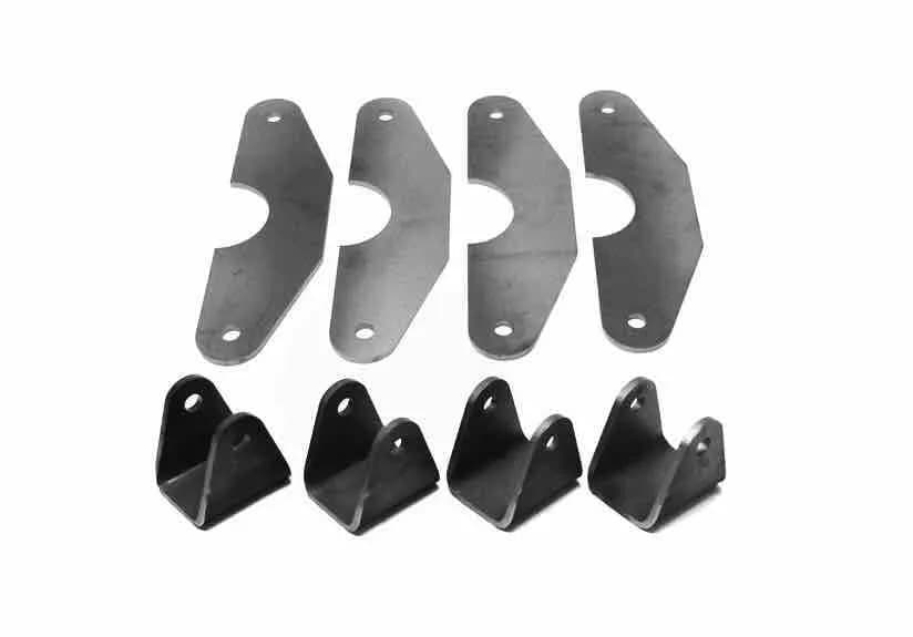 Steinjäger Tabs and Clevises, Weld On 4 Link Tab and Clevis Kits 0.625 Bore 3.50 Axle Diameter 3.00 Inch Clevis Jaw 4 Clevises, 4 Parallel Tabs