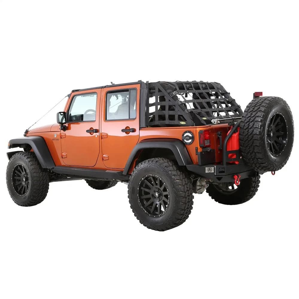 0718 Wrangler 2DR Cres2 Heavy Duty Cargo Restraint System/2in Webbing/Black