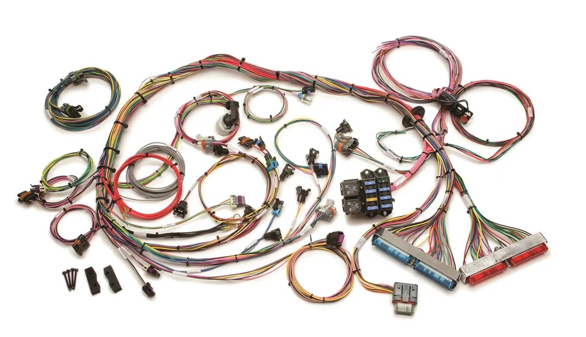 Fuel Injection Wiring Harness; Throttle By Wire; Standard Length; 8 Fuses w/2 Ignition/1 Fuel Pump Relay;