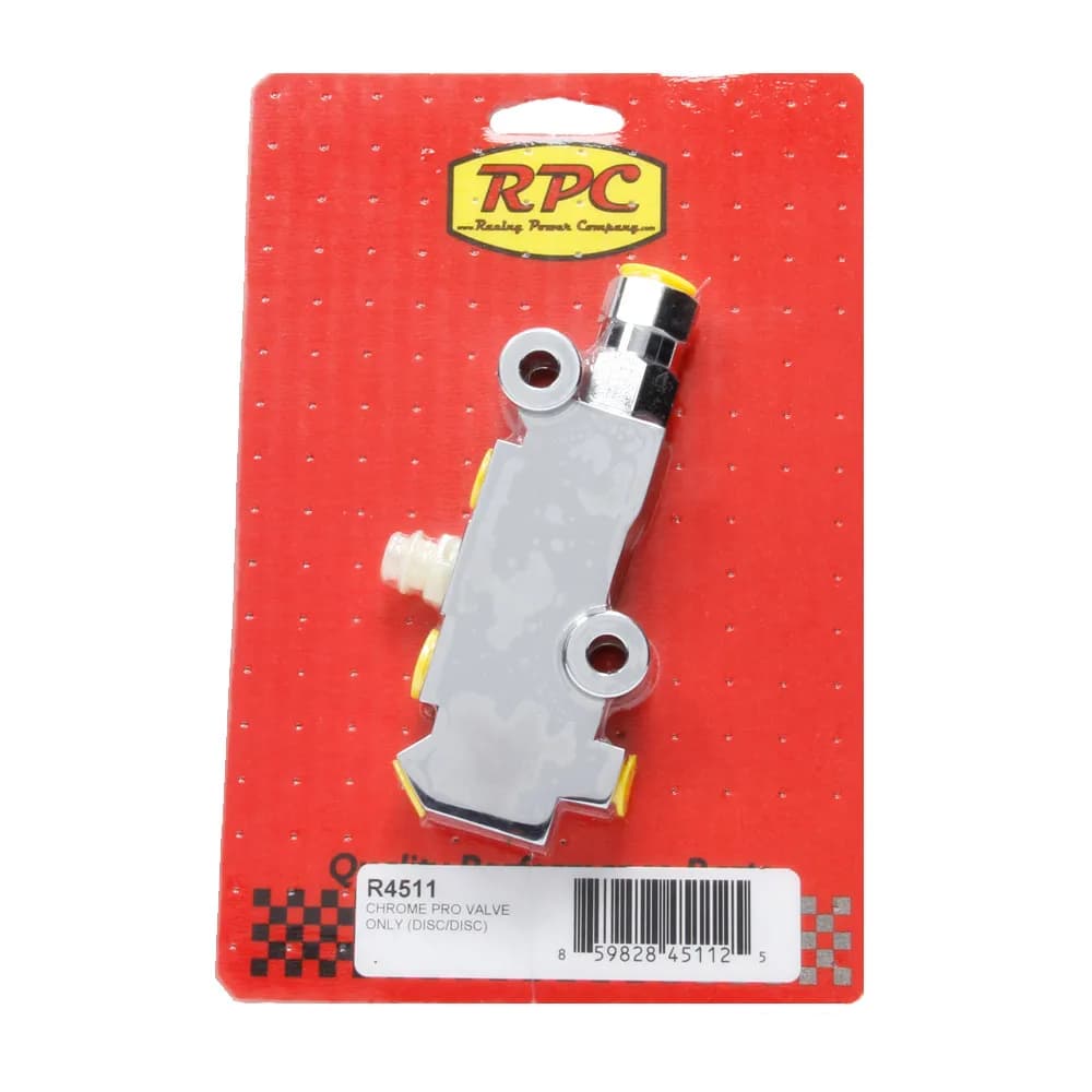 Chrome Prop Valve Only (Disc/Disc)