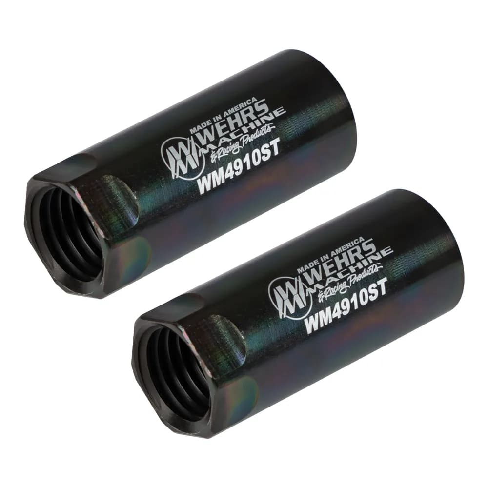 Jam Nut Tall 1in Coarse Jack Screw Steel (Pair)