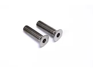 Front Caliper Bolts 2pcs Titanium Tapered Heads