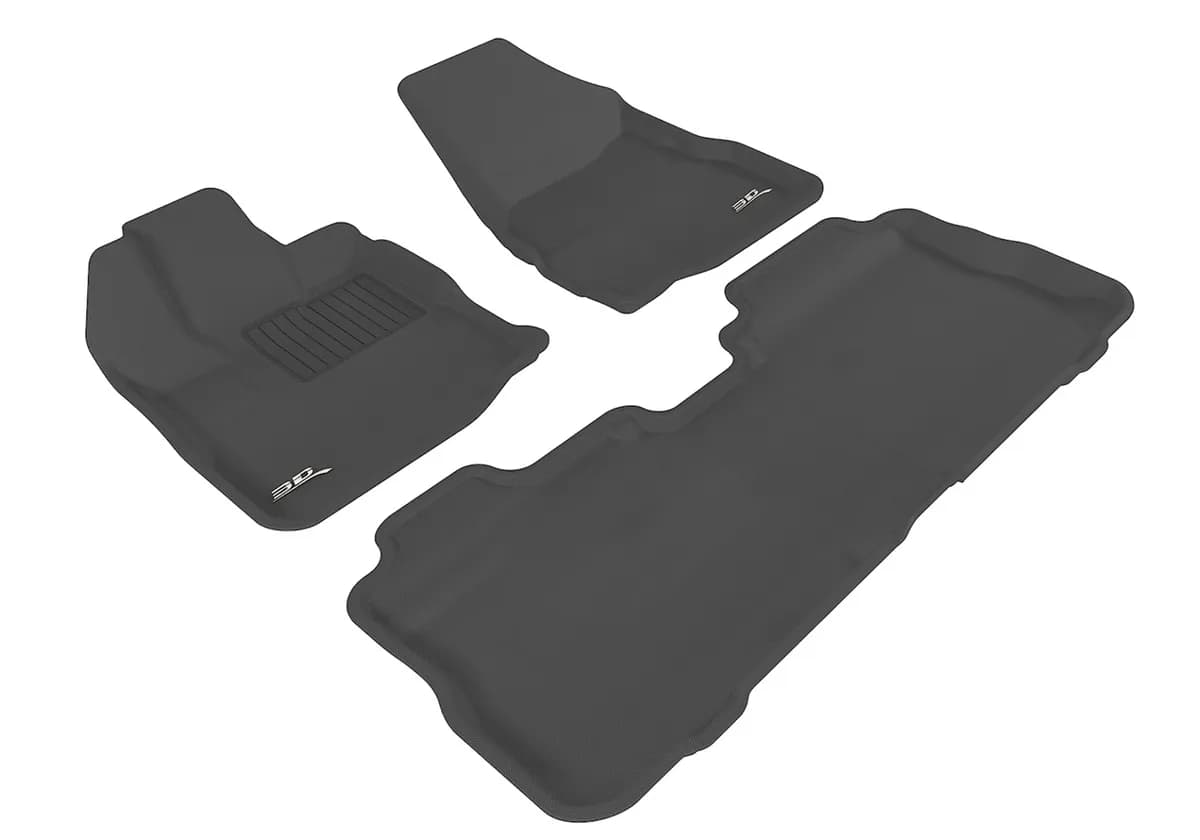 1017 Terrain Kagu Black 1st & 2nd Row(2 Hooks)floor Liner