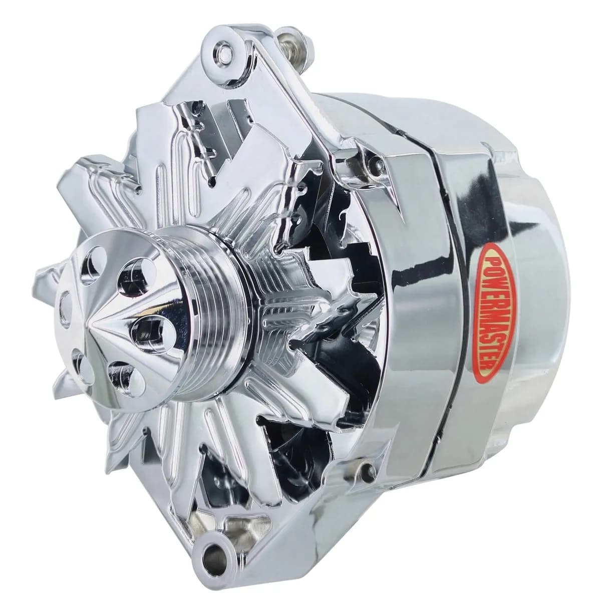 Alternator; 12si; 150 Amp; 100 Idle; 6 Groove Pulley; Cone; Chrome;