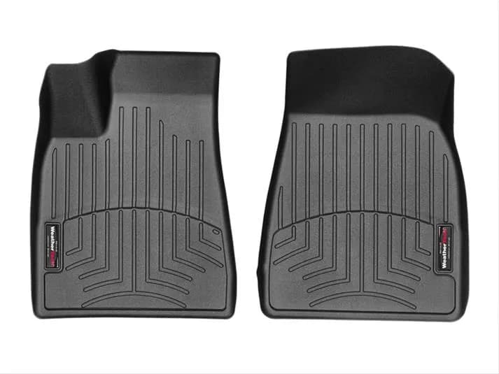FloorLiner™ DigitalFit®; Black; Front;