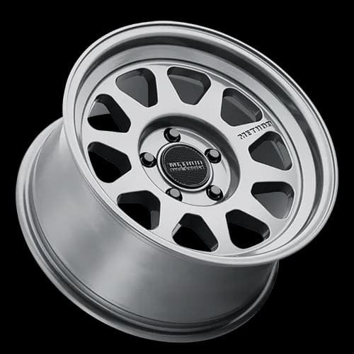 Aluminum Wheels 17x8 MR316 Bolt Pattern 5 On 150 Offset 25 Lip Size 1.5 Gloss Titanium TT Method