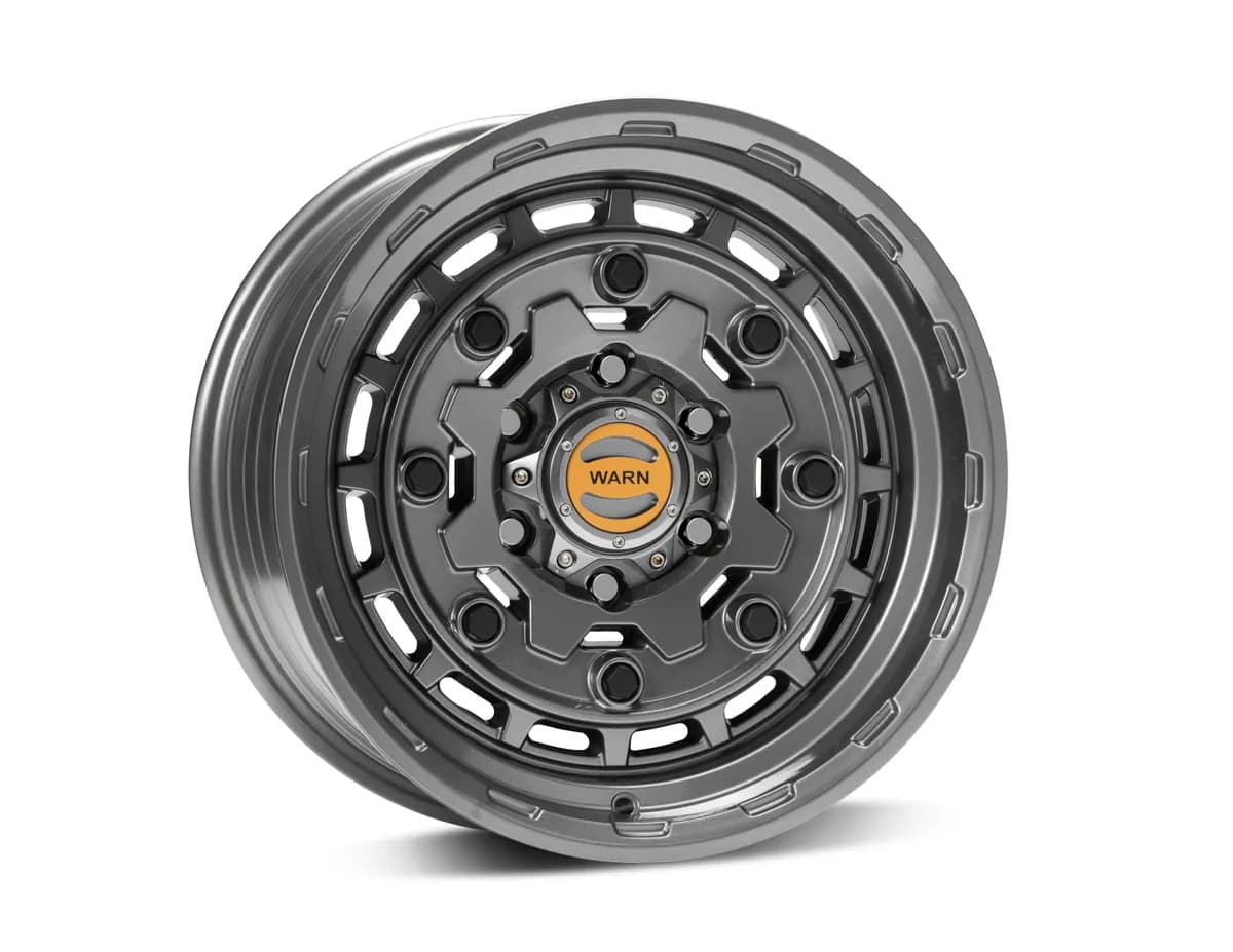 Six Lug Epic Jackhammer Wheel;17x8.5; 6x5.5 Bolt Pattern; Et0 Gray
