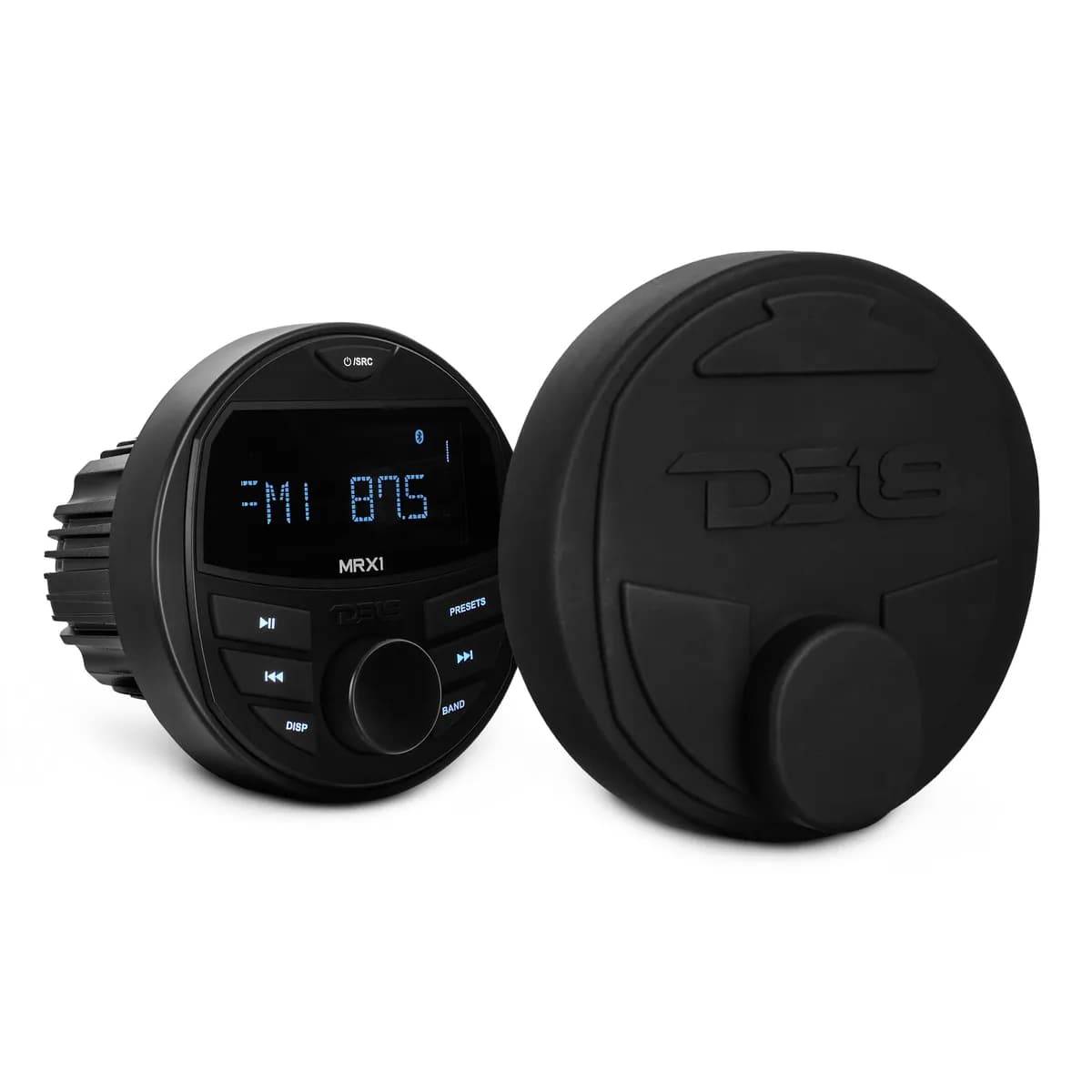 2 .75” | Lcd Screen | 1 Zone | 4 Volts Output | bt | Rds | 4 x 40 Watts | Silicone Cover 2 Zones Marine And Powersports Headunit