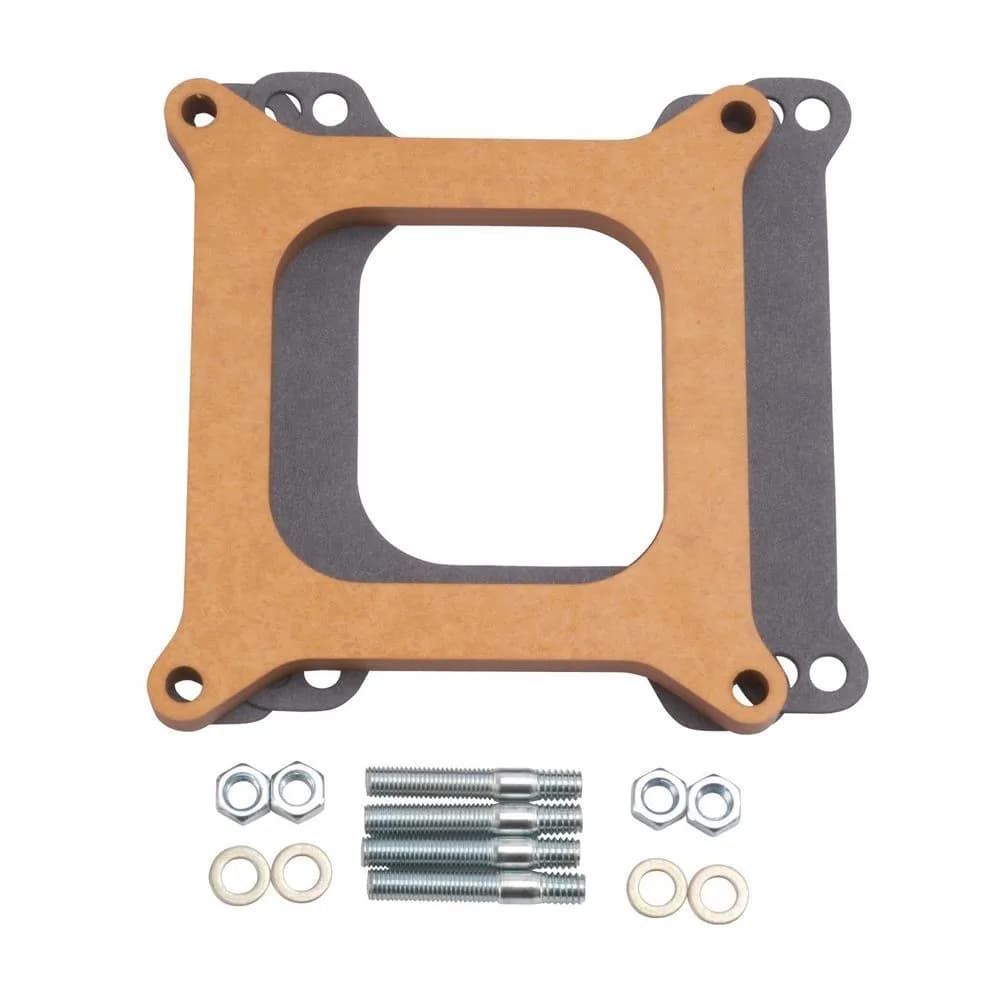 Edelbrock 8724 Carburetor Spacer #8724 Open Center 1/2in Thick
