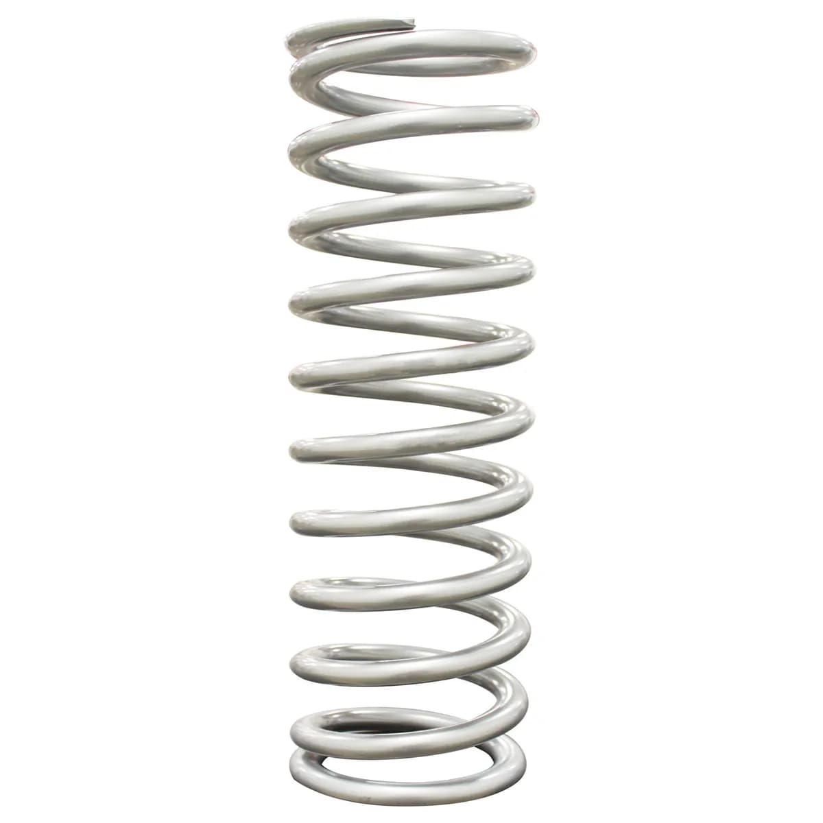 QA1 14HT225 Spring, Cr-Si High Travel 2-1/2 Id 14 X 225 Lbs/In. Silver Pwdr Coat