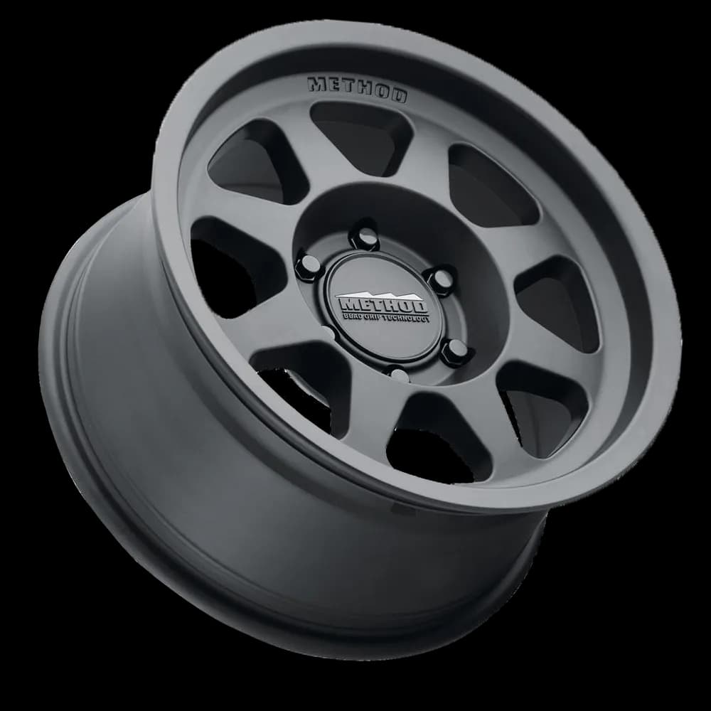 Aluminum Wheels 17x7.5 Bead Grip MR701 Bolt Pattern 5 On 130 Offset 50 Lip Size 0.98 Matte Black MB Method