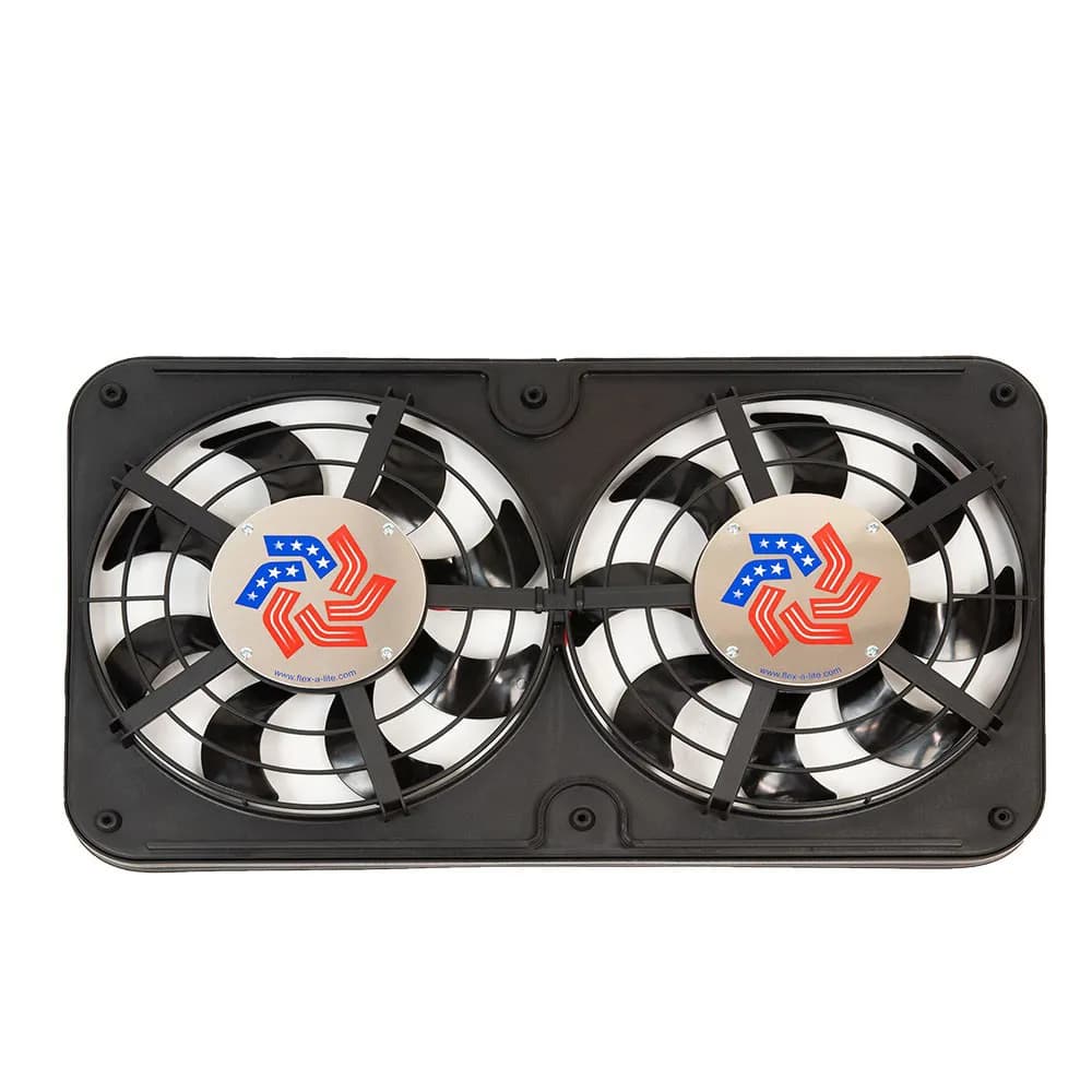 Fan Electric 12 1/8in Dual Shrouded Puller Loprofile Sblade W/O Controls