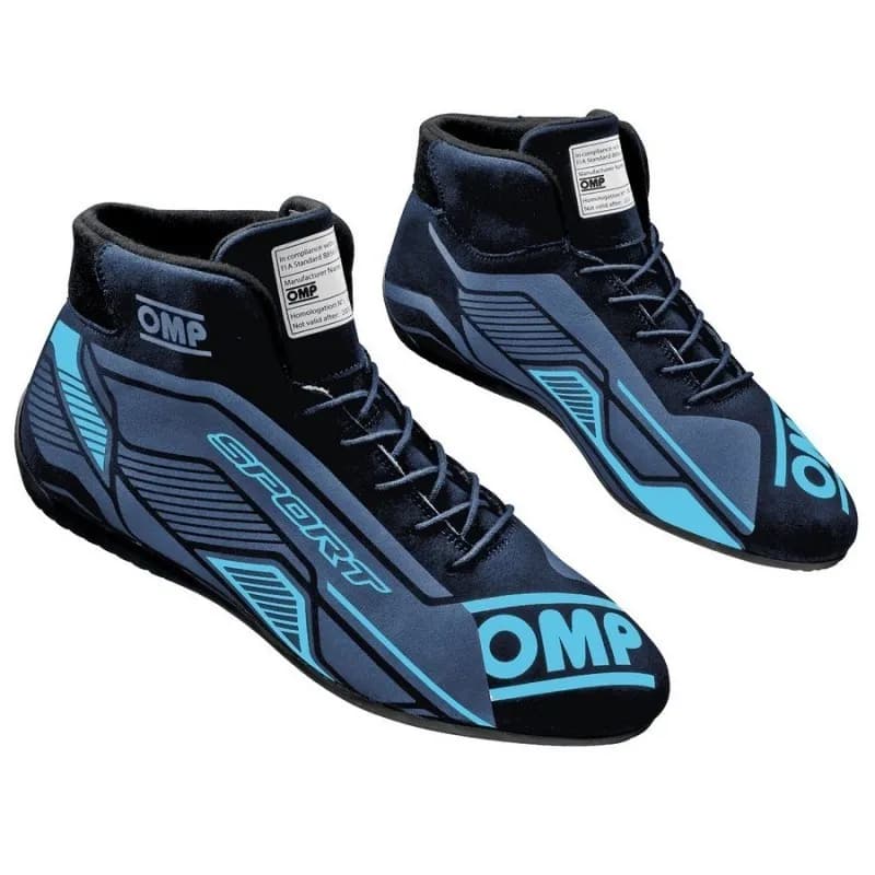 Omp Sport Shoes Fia 8856 -2018 Black / Cyan Sz. 4