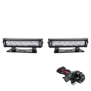 14c 4runner Behind The Grille Dual Light Bar Kit Halo Spot