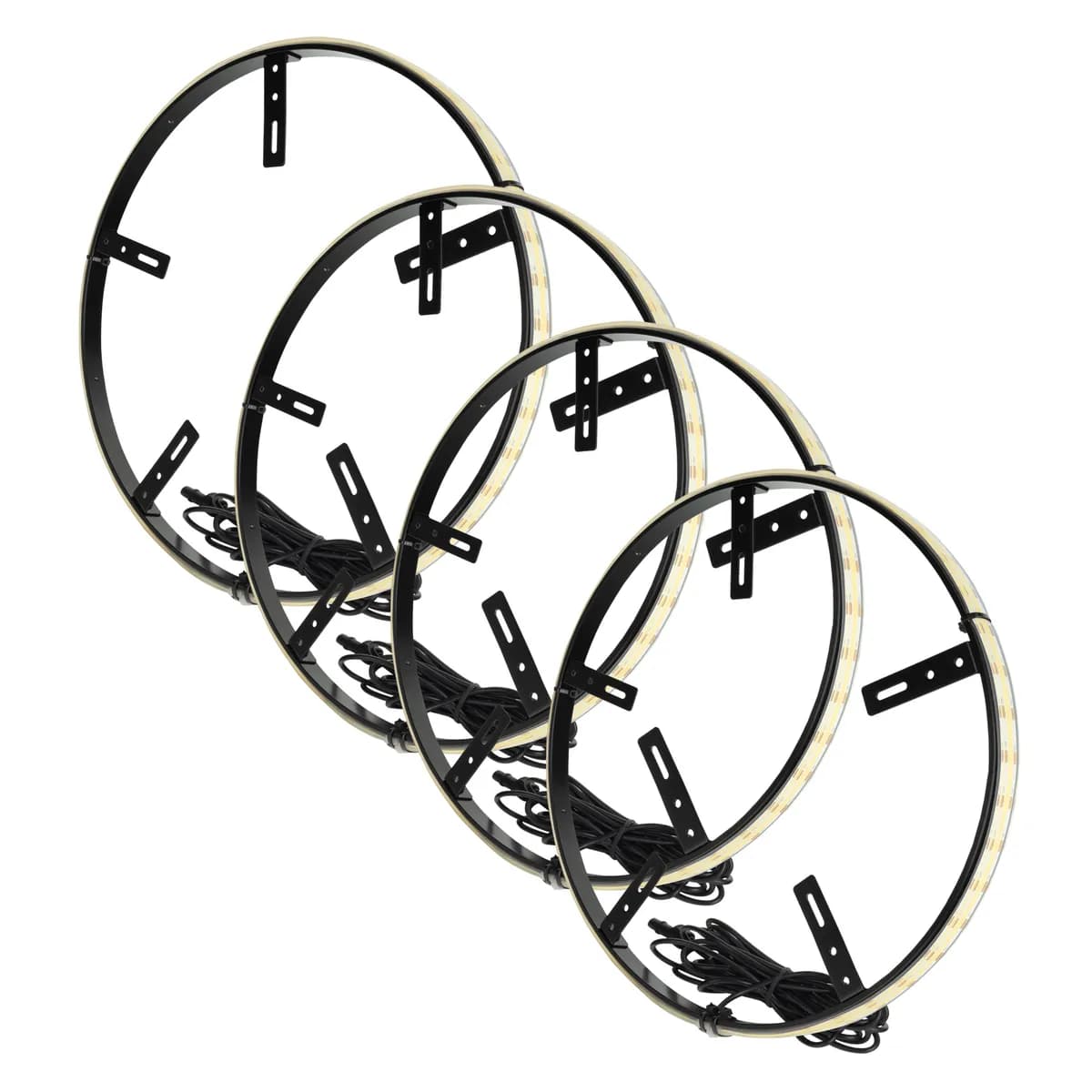 "oracle Lighting LED Illuminated Wheel Rings - 16.5"" Plasma White"