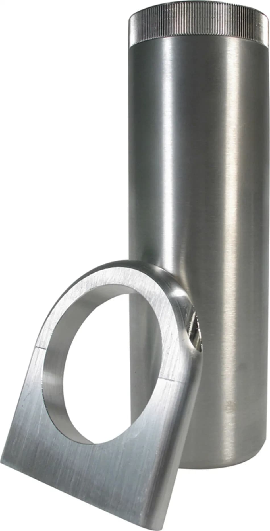 Borgeson - Fluid Reservoir - P/N: 800601 - Remote mount power steering reservoir. Aluminum. Includes bracket and hardware.