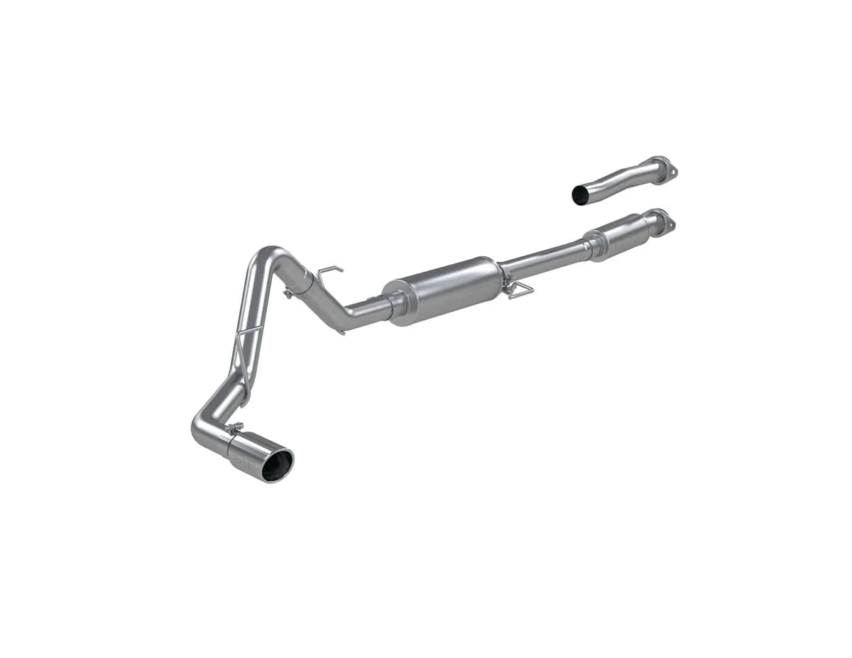 Armor Pro Resonator Back Exhaust System; 3 in.; Single Side Exit; T304 Stainless Steel; 4 in. Dual Wall Tips;