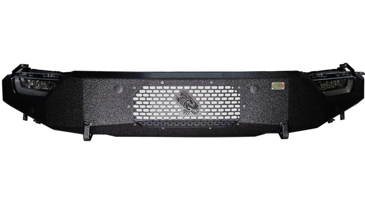 2123 F150 (Excl Raptor & Tremor) Pelican Front Bumper 2stage Black Texture Powder Coat Steel