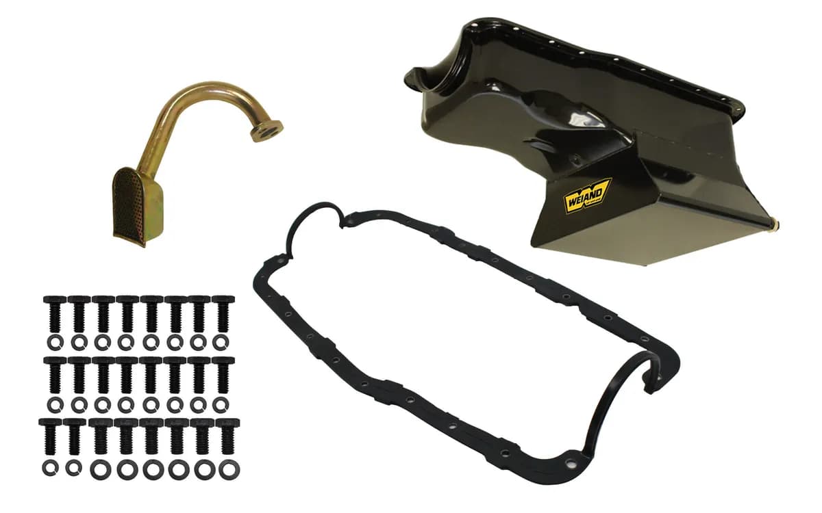 Oil Pan Kit 7qt Black Finish 65/87 351w Sbf (Drag