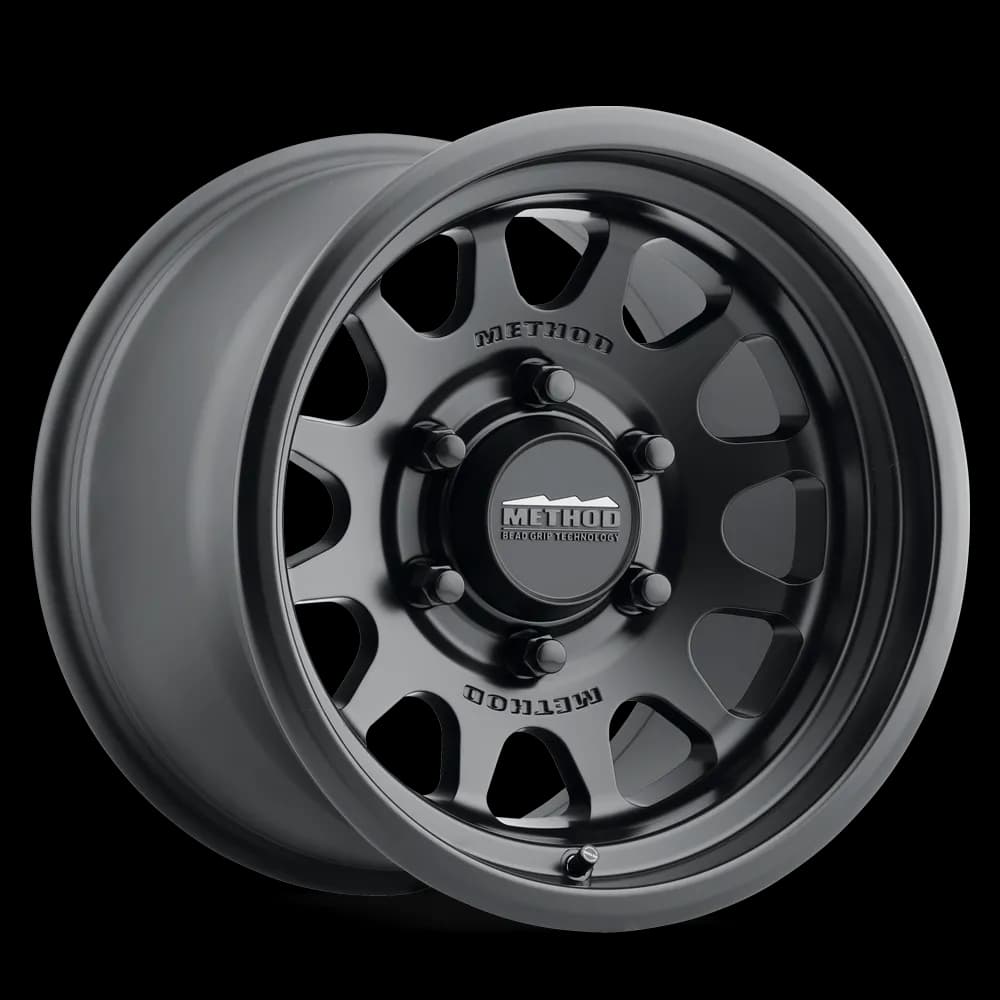 MR414 Bead Grip 15x7 5 2 38mm Offset 6x5.5 78.3mm Centerbore Matte Black