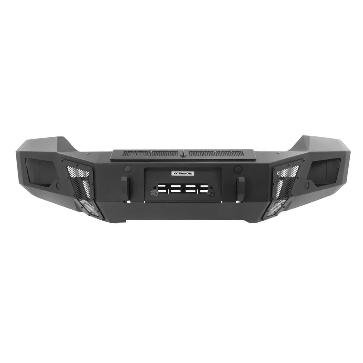 1618 Silverado 1500/ 2019 Silverado 1500 ld Br6 Steel Winch Bumper Textured Bla