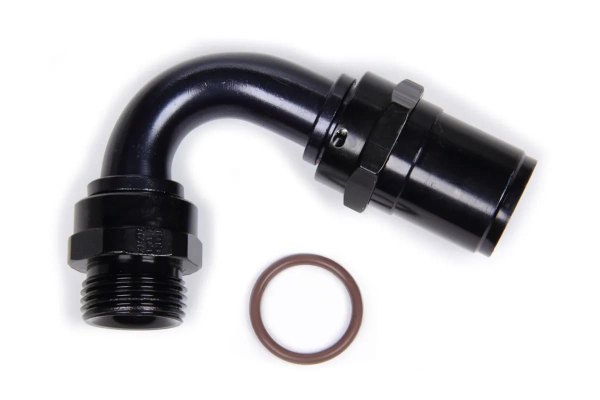#12 Male Rad. Fitting x 120 Racerite Crimpon Hose End