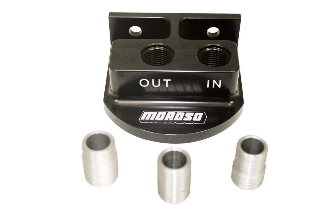 Remote Spin on Oil Filter Mount For 13/16 in 3/4 in 22 mm Oil Filters