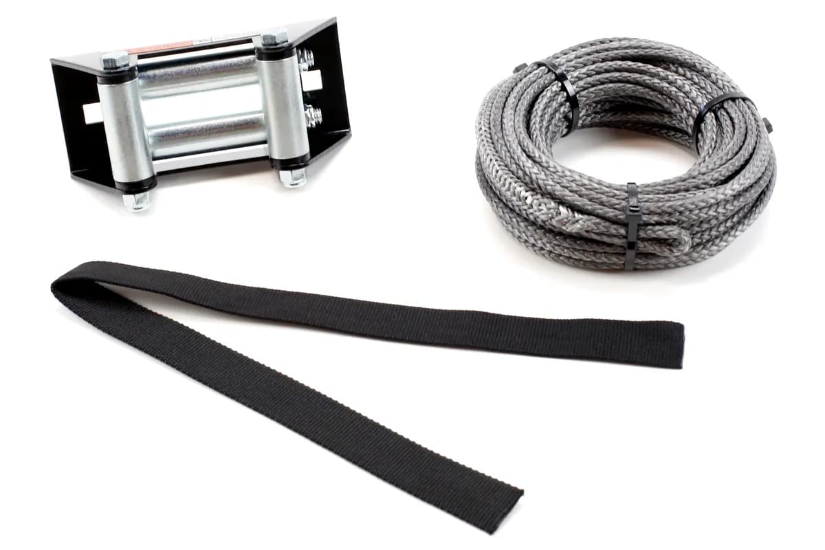 Synthetic Rope 3/16 (4.8mm) x 50' (15.2m) And Roller Fairlead Kit