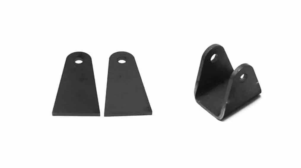 Steinjäger Tabs and Clevises, Weld On 4 Link Tab and Clevis Kits 0.625 Bore Straight Mount 3.00 Inch Clevis Jaw 4.00 Inch Straight Tab Length 1 Clevis, 2 Straight Tabs