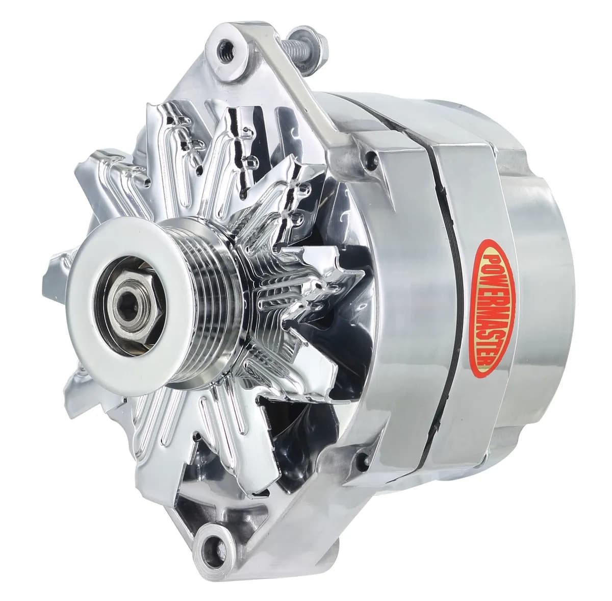 Alternator; 12si; 150 Amp; 100 Idle; 6 Groove Pulley; Polished;