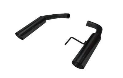 2024 Mustang GT w/o Active Exhaust S650 Platform Pype Bomb Axle Back Exhaust 304 Stainless Black Powder Coated Pypes Performance Exhaust
