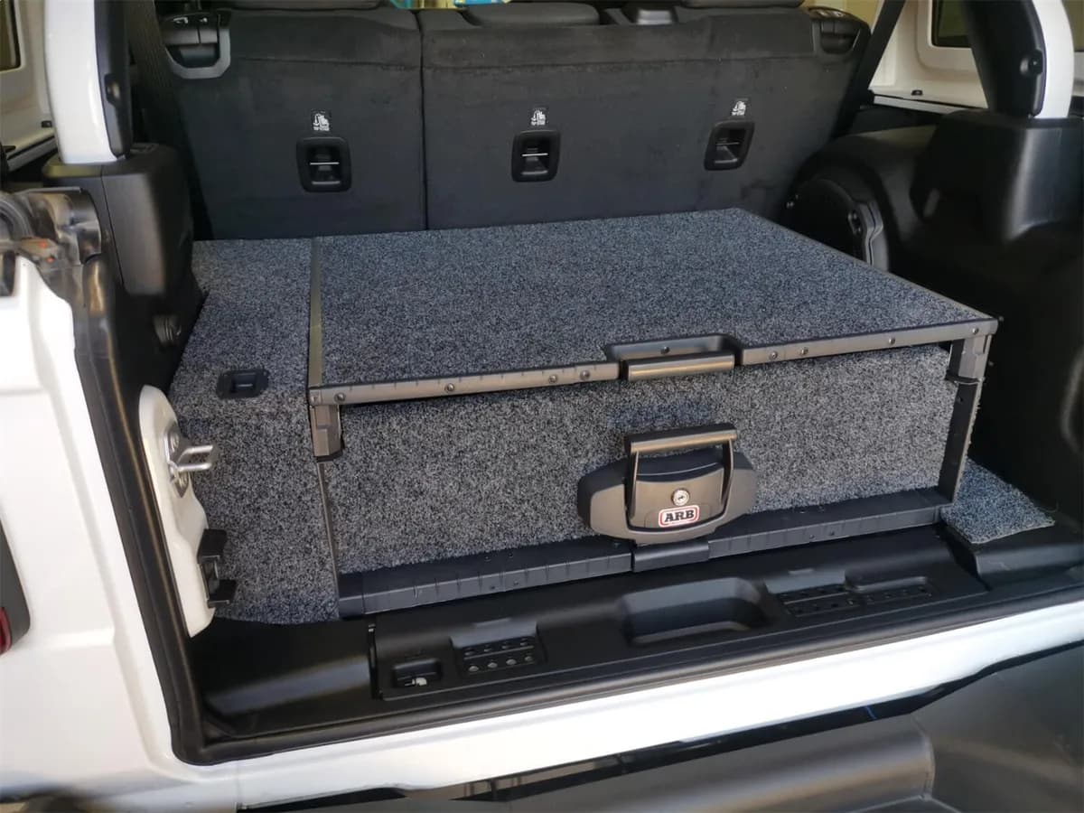 18c Wrangler JL Drawer Fit Kit W/Subwoofer Provision; Side Floor Kit