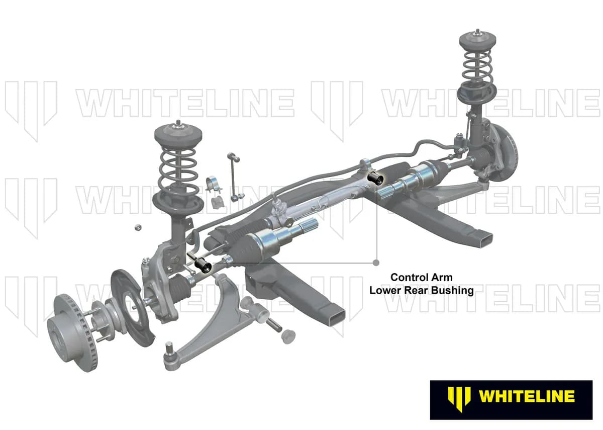 Front Lower Inner Rear Bushings Offset Caster to Suit Subaru Forester, Impreza, Legacy and Outback