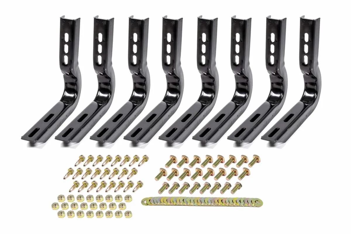 Running Board Mount Kit Black SilveradoSierra FTClassic FT 15002500LD 1999-2007 2500HD3500 Ext Cab 2001-2007 2001-2007