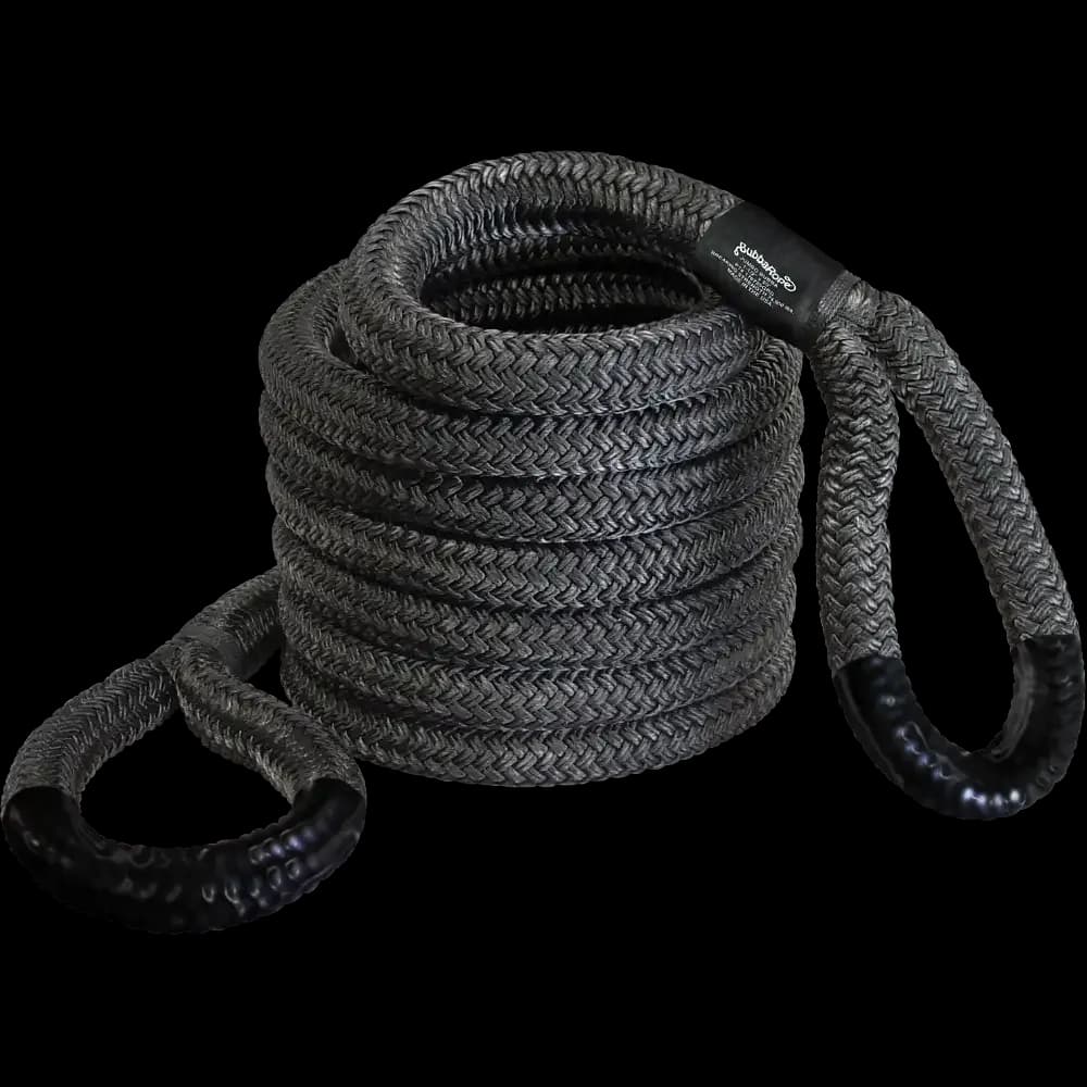 11/2in x 30ft Jumbo Bubba Rope Black Eyes Breaking Strength: 74000 Lbs.