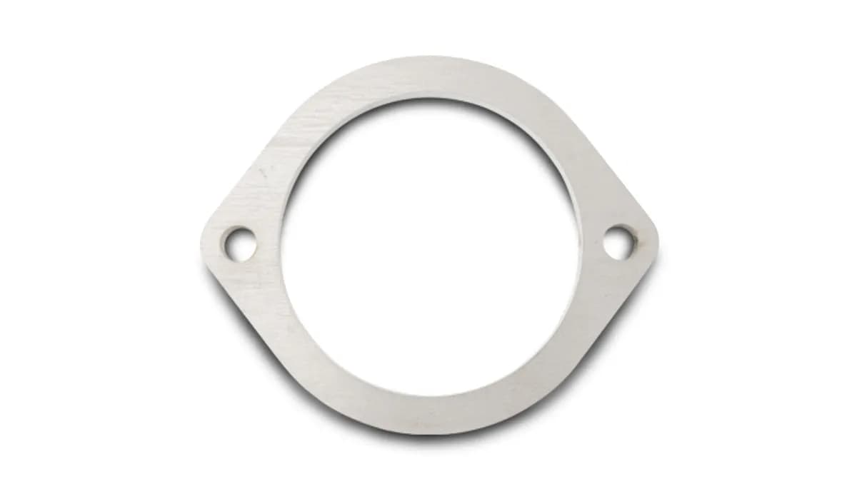 Exhaust Flange; 4.1875 in. BHCC; 3 in. ID; 5.0625 in. Flange W; 3.6875 in. Flange H; 0.375 in. Thickness; 304 Stainless Steel; 2 Bolt; Box Of 5 Flanges;