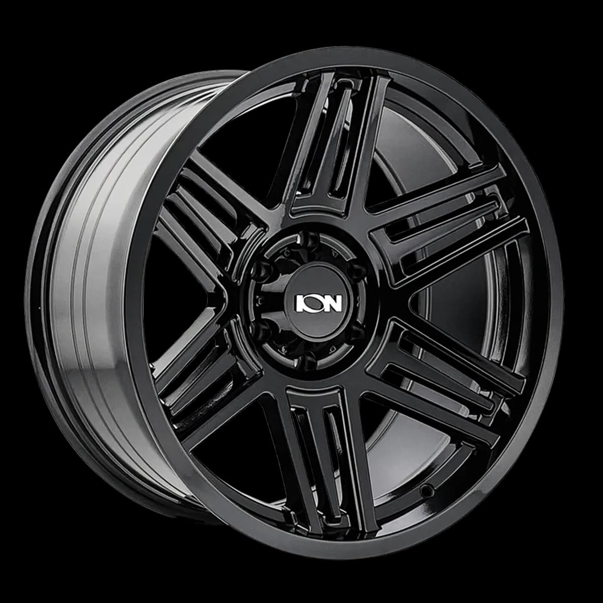 Cast Aluminum Wheels 147 GB 17x9 Gloss Black 5 On 127 Bolt Pattern 0 Offset ION Wheels